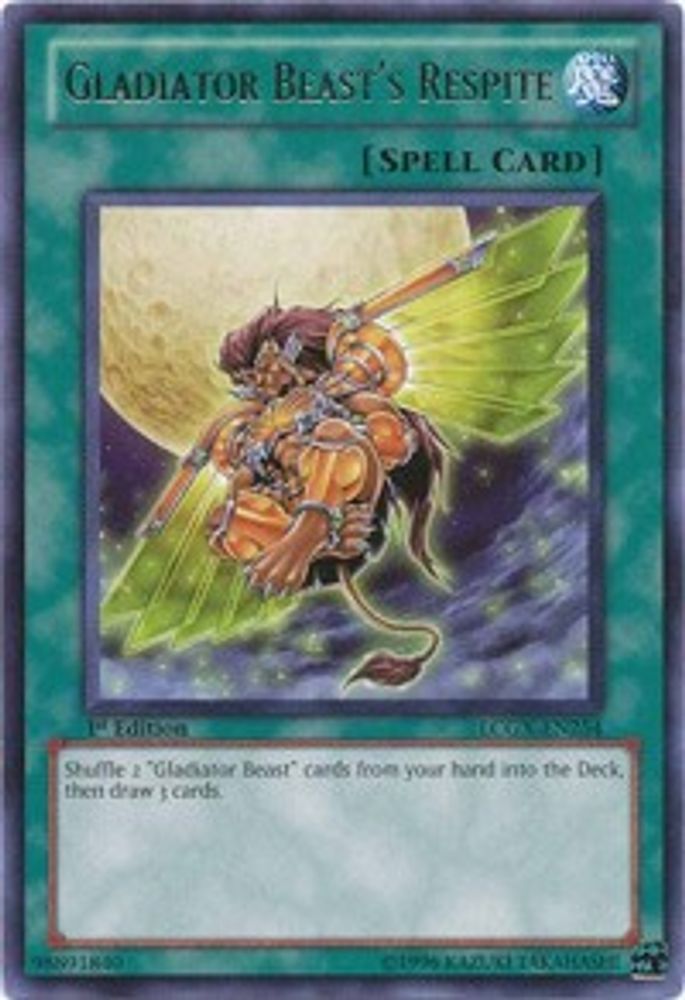 Gladiator Beast's Respite, 1st-edition, front