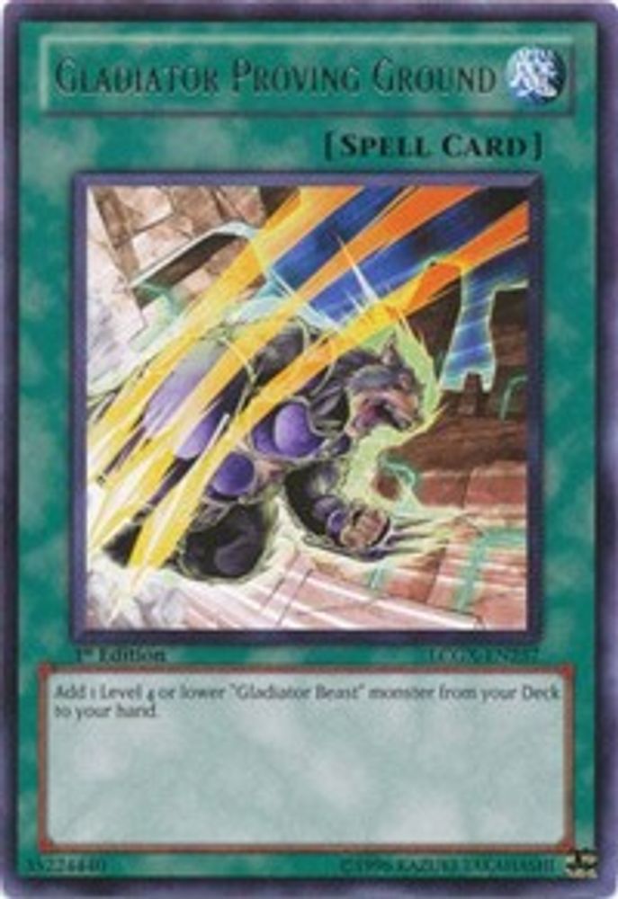 Gladiator Proving Ground, 1st-edition, front