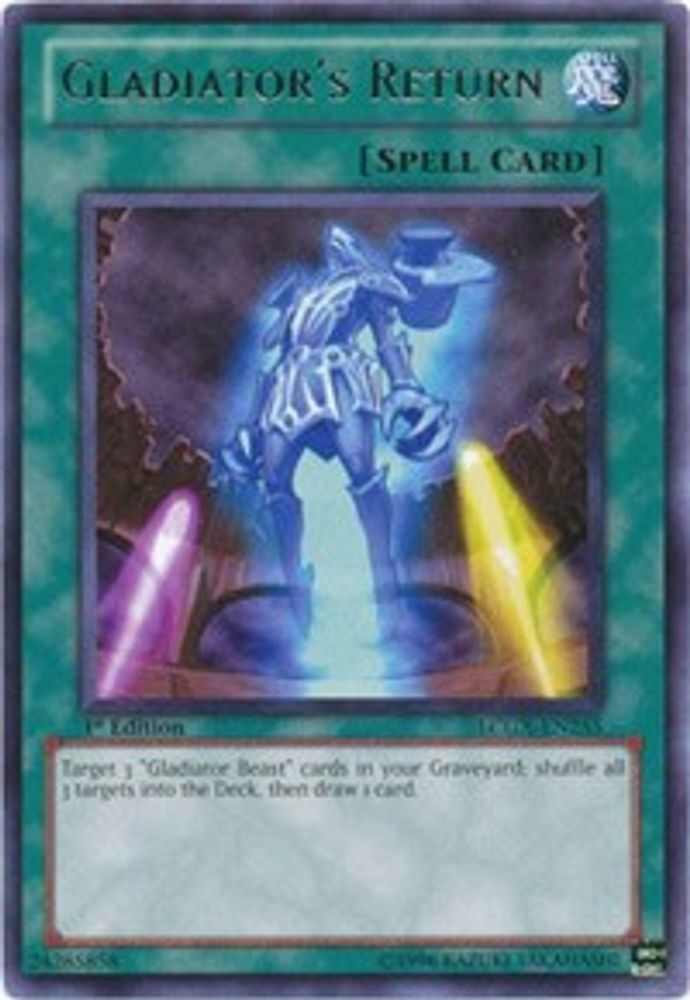 Gladiator's Return, 1st-edition, front