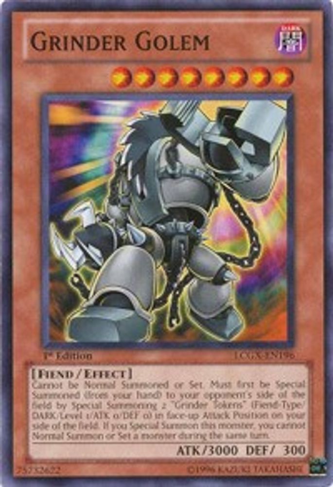 Grinder Golem, 1st-edition, front
