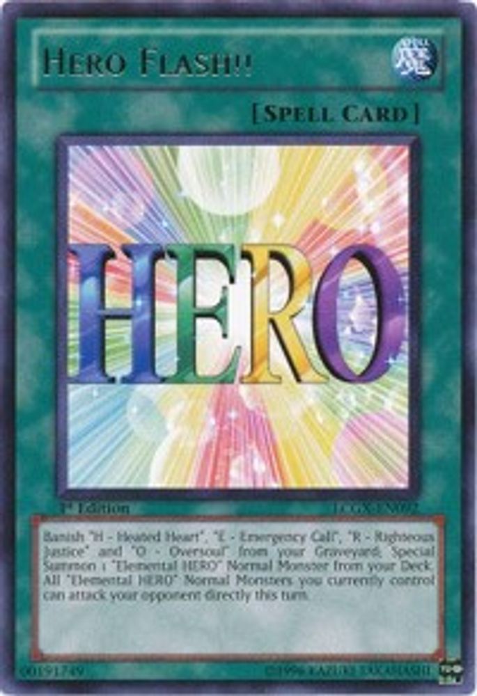 Hero Flash!!, 1st-edition, front