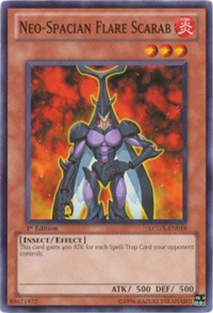 Neo-Spacian Flare Scarab, 1st-edition, front