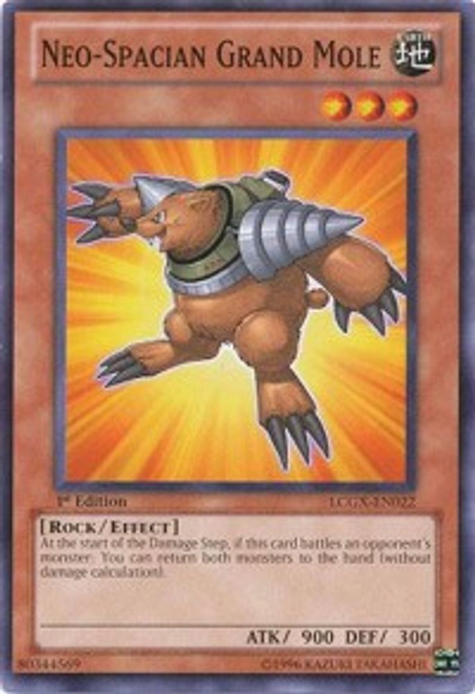 Neo-Spacian Grand Mole, 1st-edition, front