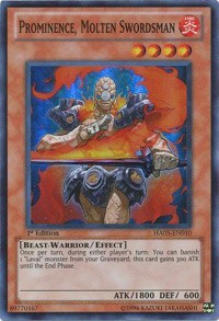 Prominence, Molten Swordsman