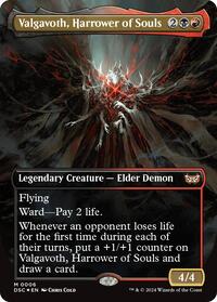 Valgavoth, Harrower of Souls (Borderless), Commander: Duskmourn: House of Horror