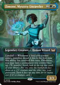Zimone, Mystery Unraveler (Borderless), Commander: Duskmourn: House of Horror