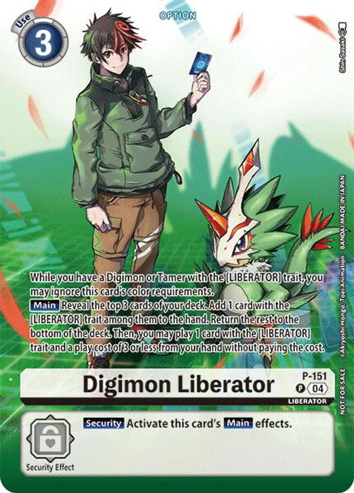 Digimon Liberator - P-151 (Legend Pack 2024), Foil, front