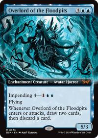 Overlord of the Floodpits (Extended Art), Duskmourn: House of Horror