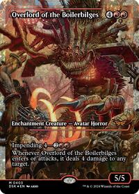 Overlord of the Boilerbilges (Showcase) (Fracture Foil), Duskmourn: House of Horror
