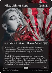 Niko, Light of Hope (Showcase) (Textured Foil), Duskmourn: House of Horror