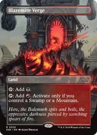 Blazemire Verge (Borderless), Duskmourn: House of Horror