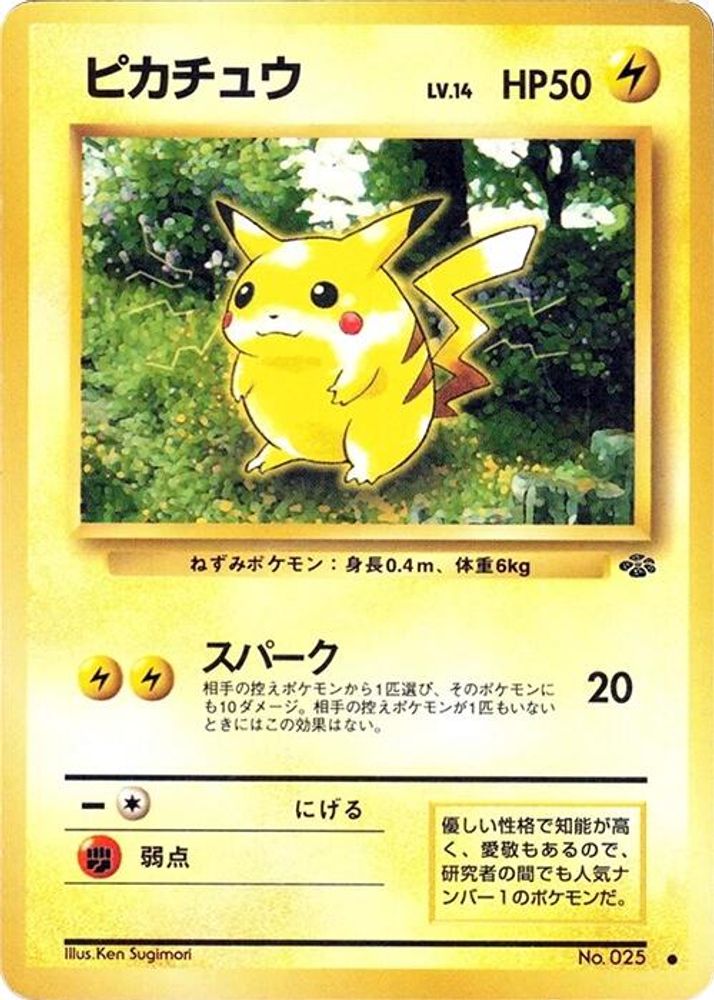 Pikachu, Standard, front