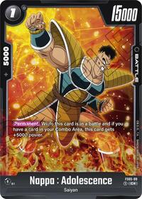 Nappa : Adolescence (Bonus Pack Alternate Art)