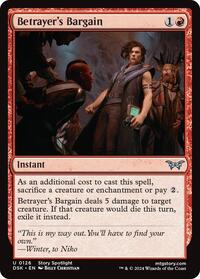 Betrayer's Bargain, Duskmourn: House of Horror