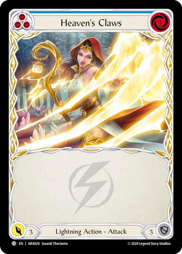 Heaven's Claws (Blue), Standard, front