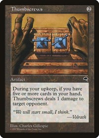 Thumbscrews, Tempest