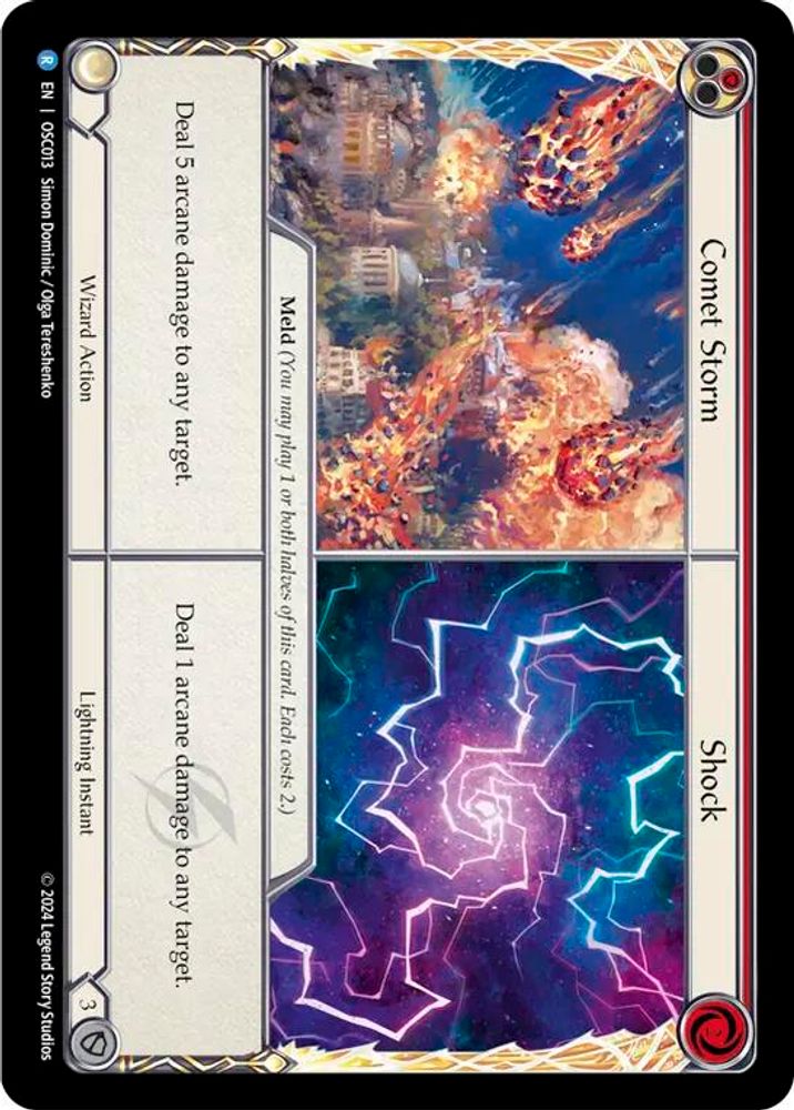 Comet Storm // Shock, Standard, front