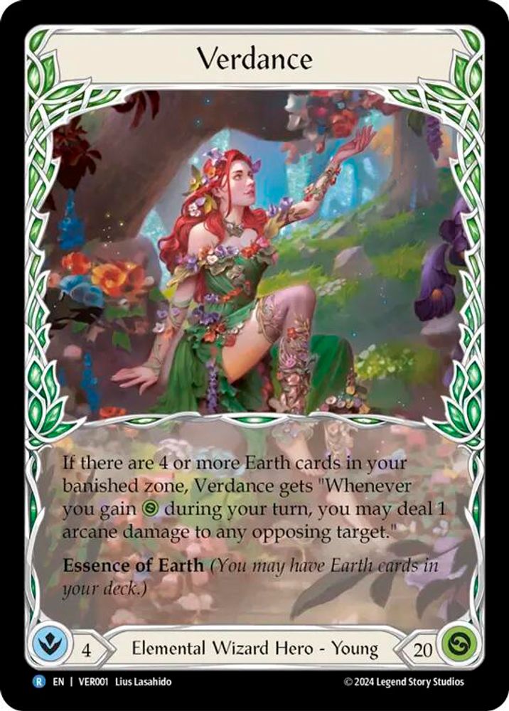 Verdance, Rainbow-foil, front