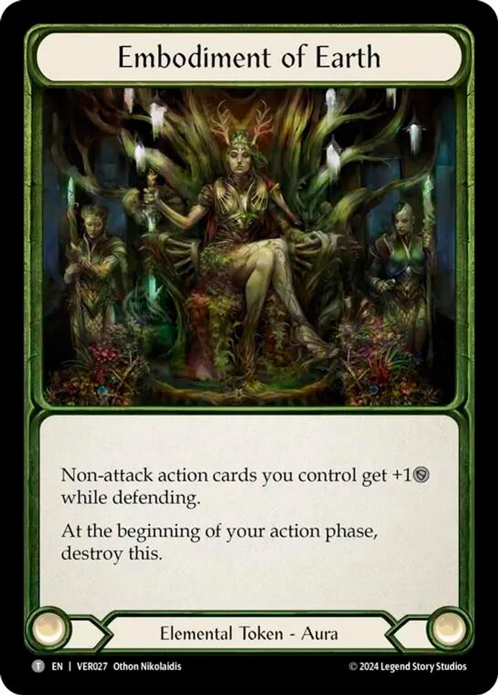 Embodiment of Earth, Standard, front
