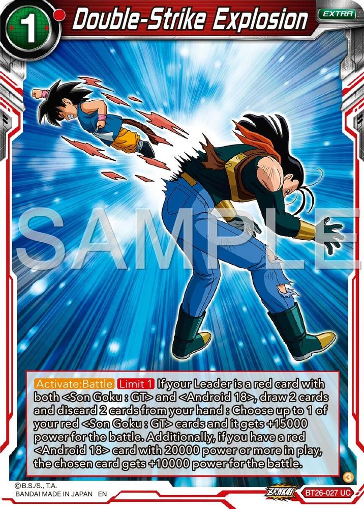 Double-Strike Explosion, Standard, front