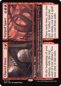Charred Foyer // Warped Space, Duskmourn: House of Horror