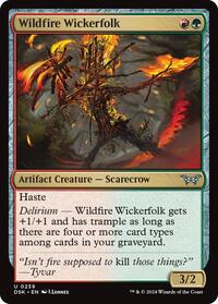 Wildfire Wickerfolk, Duskmourn: House of Horror