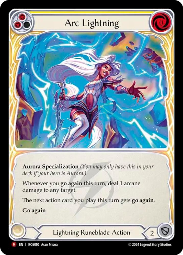 Arc Lightning, Standard, front