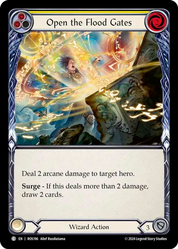 Open the Flood Gates (Yellow), Standard, front