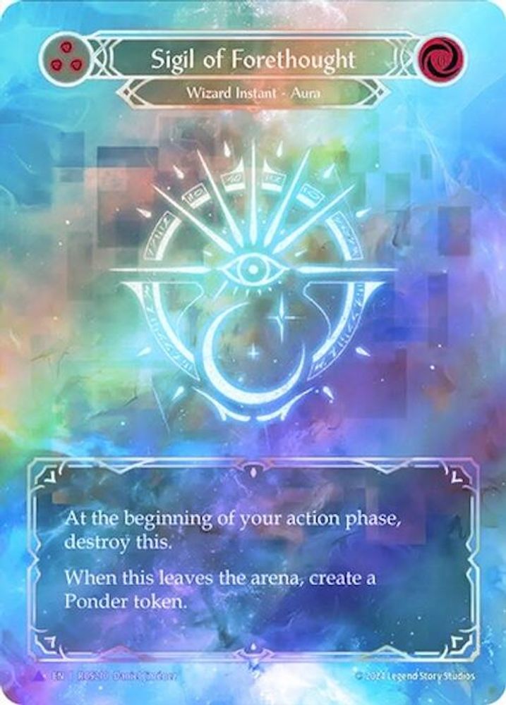 Sigil of Forethought (Marvel), Cold-foil, front