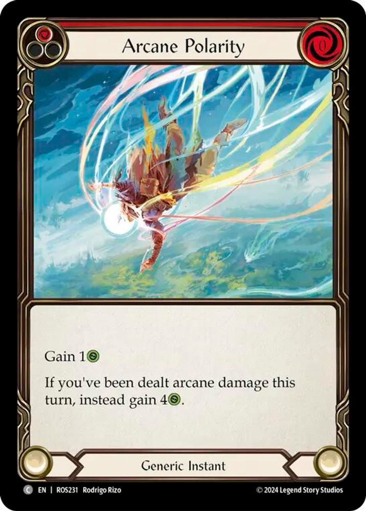 Arcane Polarity (Red), Standard, front