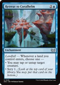 Retreat to Coralhelm, Commander: Duskmourn: House of Horror