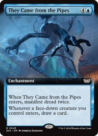 They Came from the Pipes (Extended Art), Commander: Duskmourn: House of Horror