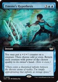 Zimone's Hypothesis (Extended Art), Commander: Duskmourn: House of Horror