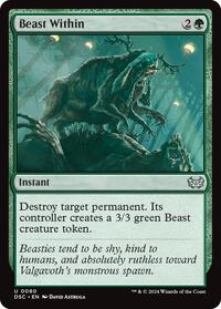 Beast Within, Commander: Duskmourn: House of Horror