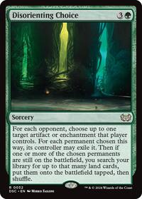 Disorienting Choice, Commander: Duskmourn: House of Horror