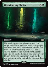 Disorienting Choice (Extended Art), Commander: Duskmourn: House of Horror