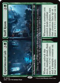 Experimental Lab // Staff Room, Commander: Duskmourn: House of Horror