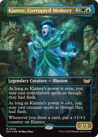Kianne, Corrupted Memory (Borderless), Commander: Duskmourn: House of Horror