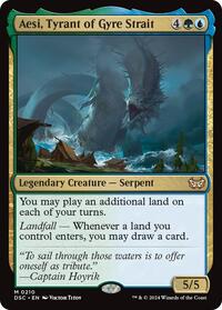 Aesi, Tyrant of Gyre Strait, Commander: Duskmourn: House of Horror