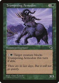 Trumpeting Armodon, Tempest