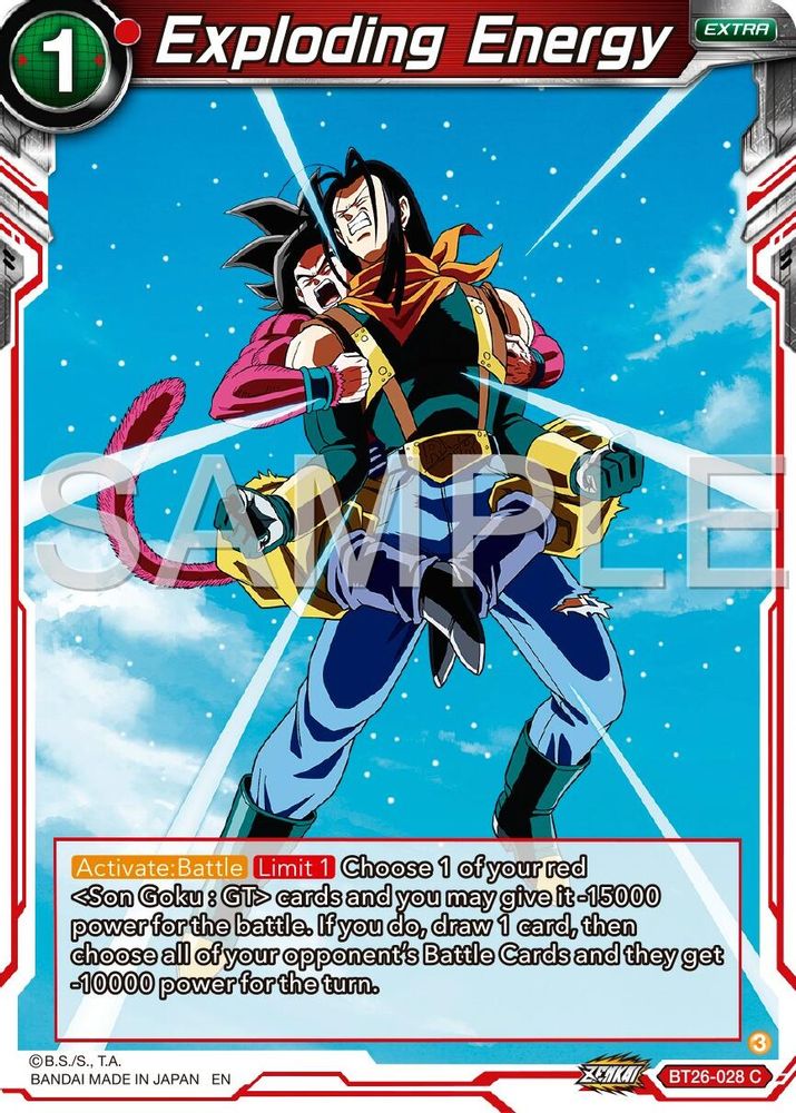 Exploding Energy, Standard, front