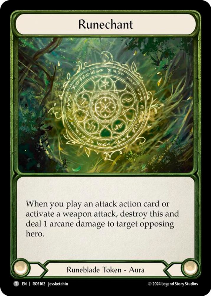 Runechant (Earth), Standard, front