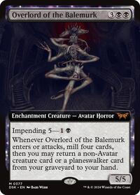 Overlord of the Balemurk (Extended Art), Duskmourn: House of Horror
