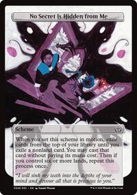 No Secret Is Hidden from Me (Full Art), Archenemy: Duskmourn