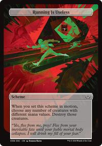 Running Is Useless (Full Art), Archenemy: Duskmourn