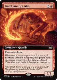 Barbflare Gremlin (Extended Art), Commander: Duskmourn: House of Horror