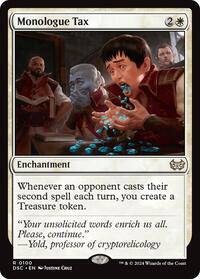 Monologue Tax, Commander: Duskmourn: House of Horror