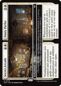 Secret Arcade // Dusty Parlor, Commander: Duskmourn: House of Horror