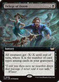 Deluge of Doom (Extended Art), Commander: Duskmourn: House of Horror