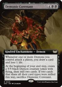 Demonic Covenant (Extended Art), Commander: Duskmourn: House of Horror
